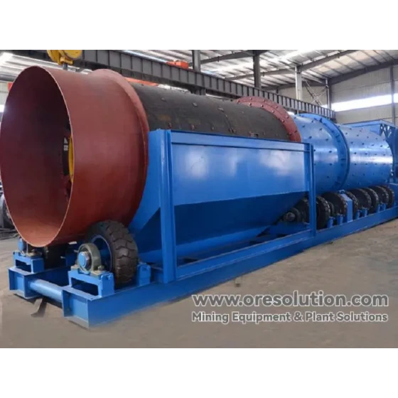 Ligne de production et flux de processus pour le traitement des minerais alluvionnaires de pierres précieuses