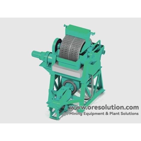 Séparateur magnétique humide à anneau vertical à gradient élevé